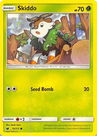 Skiddo (10) Reverse Holofoil - Crimson Invasion