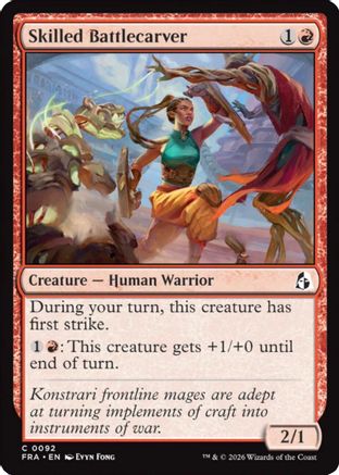 Skilled Battlecarver (092) Foil - Reality Fracture