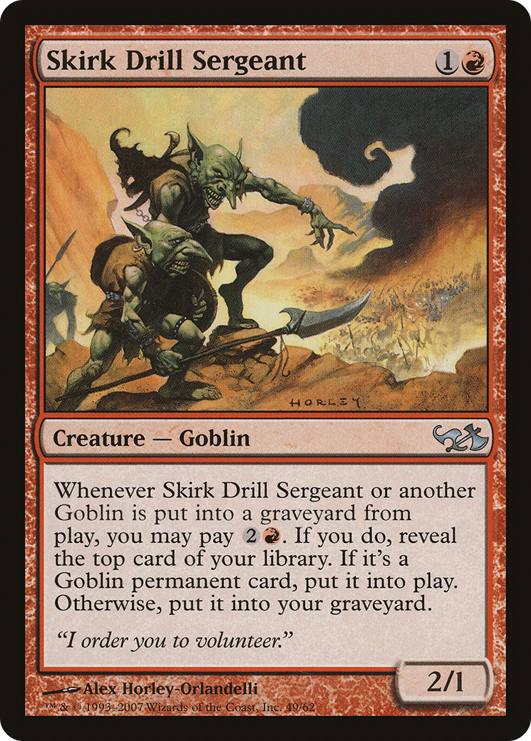 Skirk Drill Sergeant (049) - Duel Decks: Elves vs. Goblins