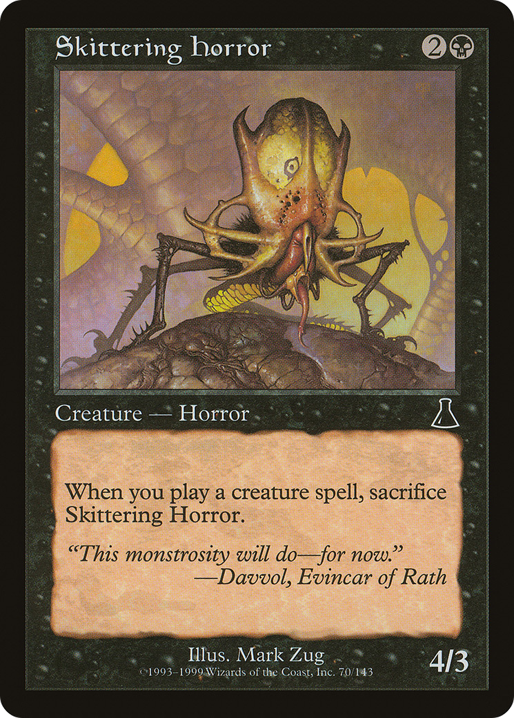 Skittering Horror (070) - Urza's Destiny