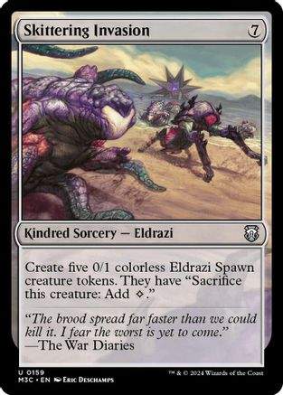 Skittering Invasion (159) Ripple Foil - Commander: Modern Horizons 3