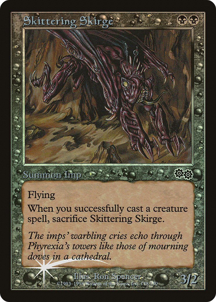 Skittering Skirge (USG-158) Foil - Arena League 1999