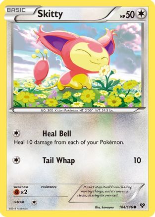 Skitty (104) - XY Base Set