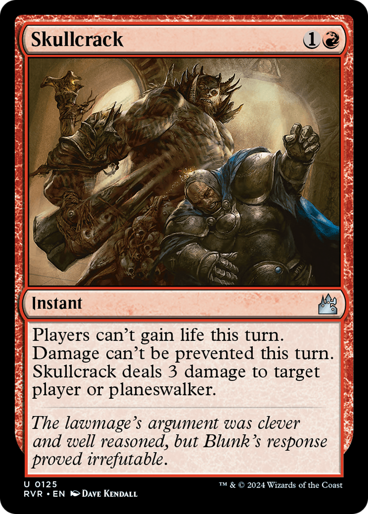 Skullcrack (125) Foil - Ravnica Remastered