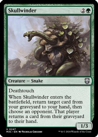 Skullwinder (247) Ripple Foil - Commander: Modern Horizons 3