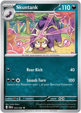 Skuntank (54) Reverse Holofoil - Chaos Rising