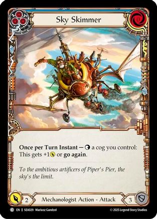 Sky Skimmer (Blue) (SEA029) - High Seas