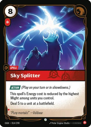 Sky Splitter (014) Foil - Origins