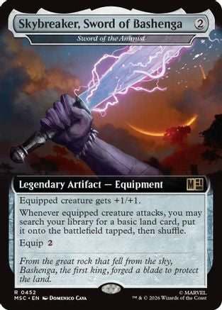 Skybreaker, Sword of Bashenga – Sword of the Animist (Extended Art) (452) - Commander: Marvel Super Heroes