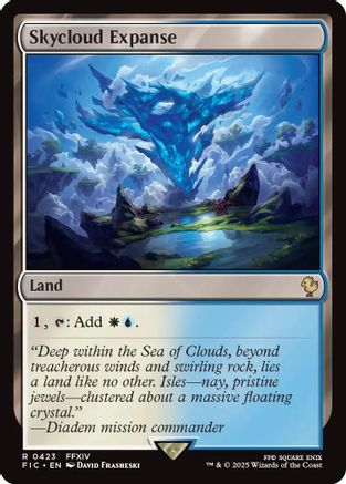 Skycloud Expanse (423) Surge Foil - Commander: FINAL FANTASY