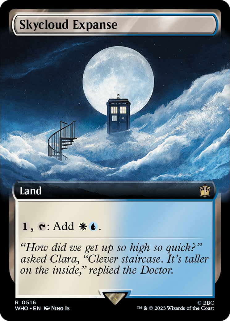 Skycloud Expanse (Extended Art) (516) Foil - Doctor Who