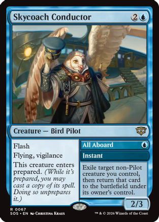 Skycoach Conductor // All Aboard (067) - Secrets of Strixhaven
