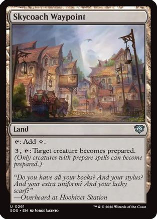 Skycoach Waypoint (261) Foil - Secrets of Strixhaven
