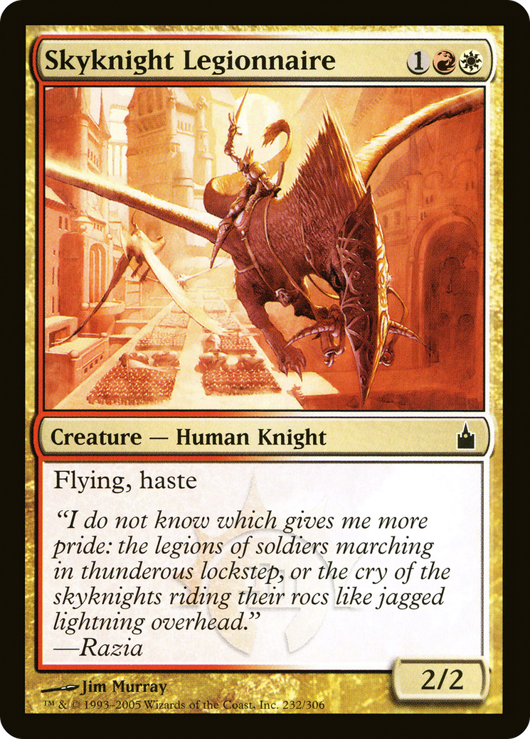 Skyknight Legionnaire (232) Foil - Ravnica: City of Guilds