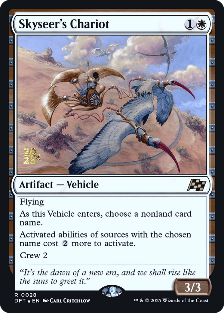 Skyseer's Chariot (Prerelease) (028) Foil - Aetherdrift