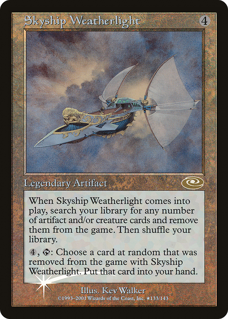 Skyship Weatherlight (Alt Art) (135) Foil - Planeshift