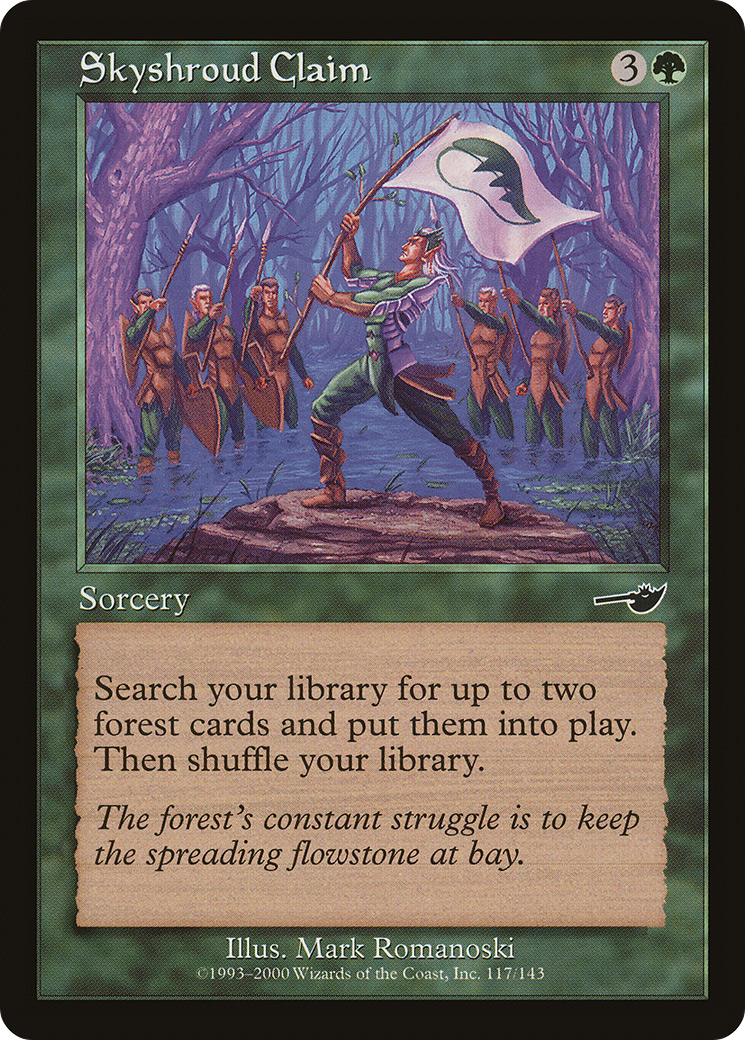 Skyshroud Claim (117) Foil - Nemesis