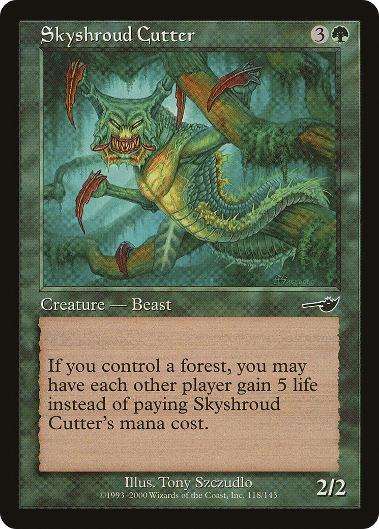 Skyshroud Cutter (118) Foil - Nemesis