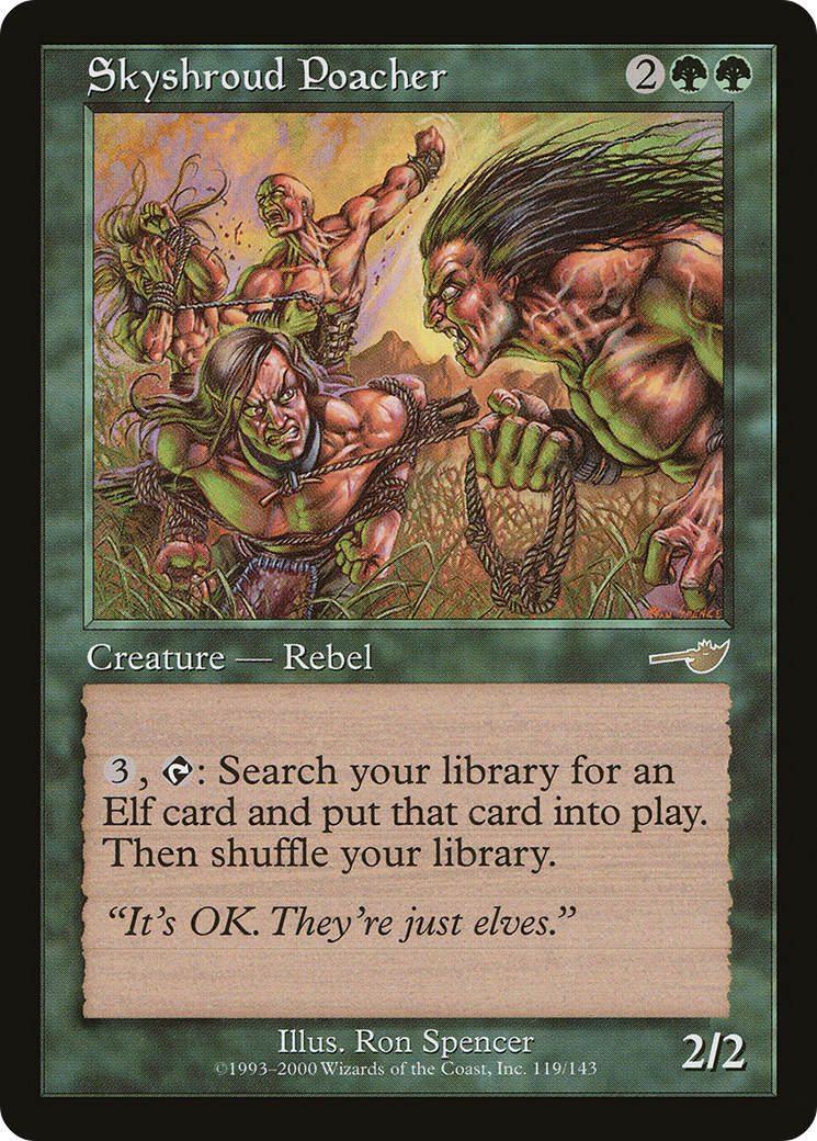 Skyshroud Poacher (119) Foil - Nemesis
