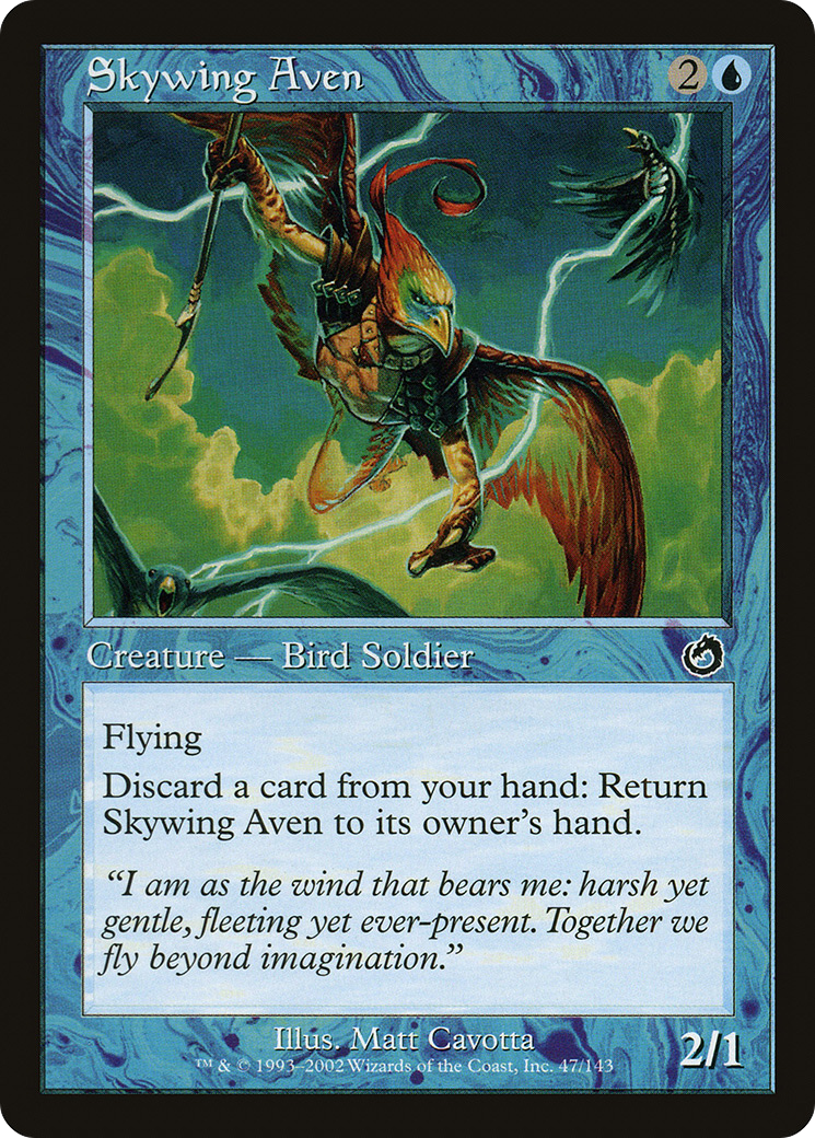 Skywing Aven (047) Foil - Torment