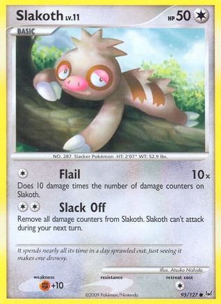 Slakoth (95) Reverse Holofoil - Platinum