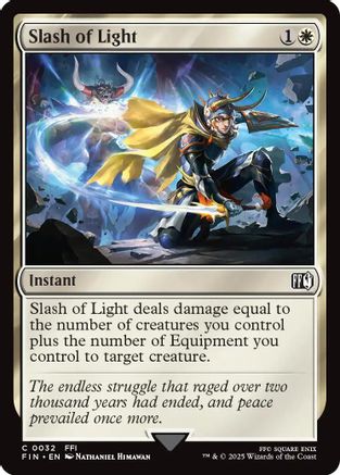 Slash of Light (032) Foil - FINAL FANTASY