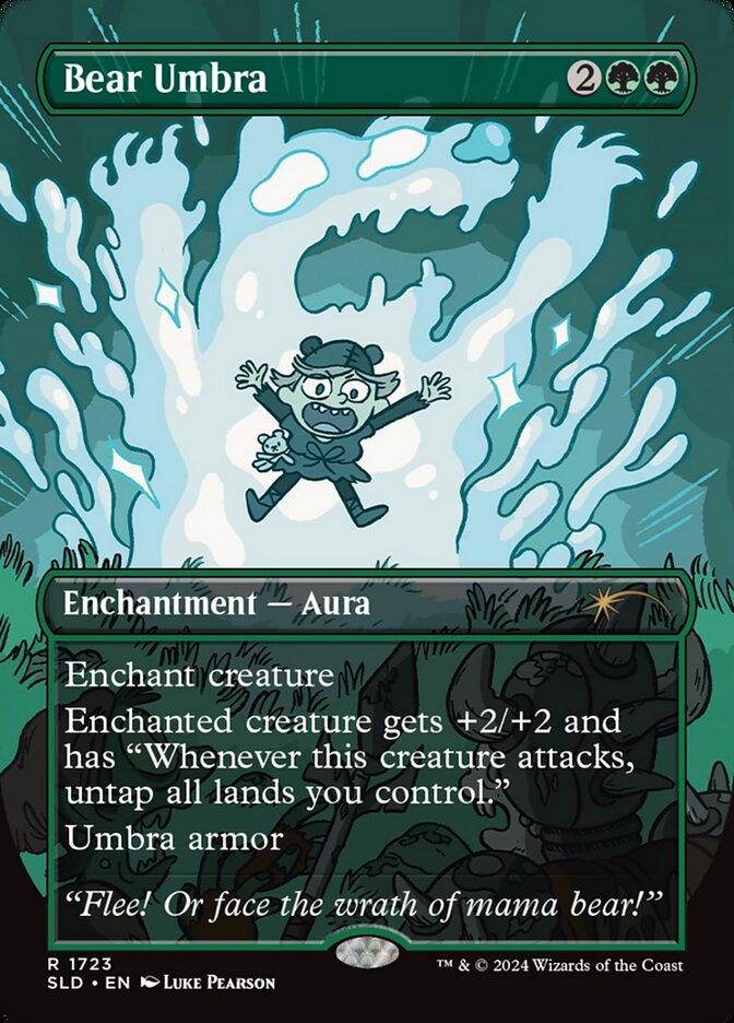 Bear Umbra (1723) Foil - Secret Lair Drop Series
