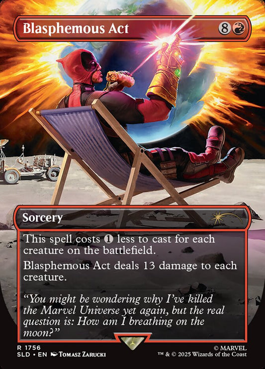 Blasphemous Act (1756) Foil - Secret Lair Drop Series