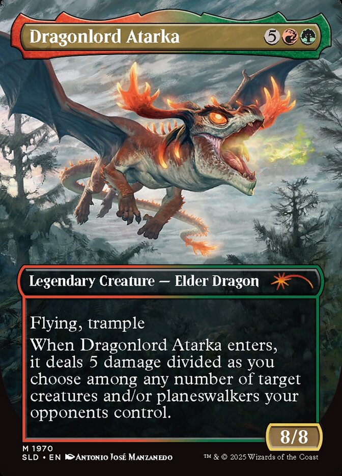 Dragonlord Atarka // Dragonlord Atarka (1970) - Secret Lair Drop