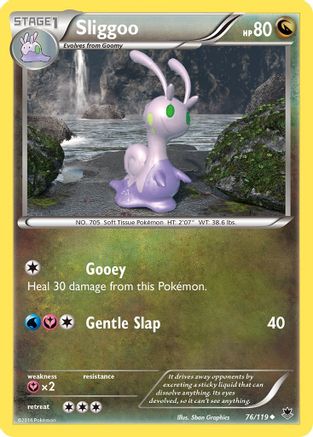 Sliggoo (76) Reverse Holofoil - Phantom Forces
