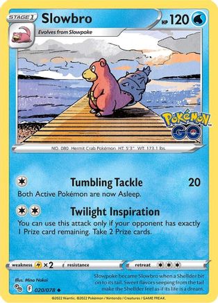 Slowbro (20) Reverse Holofoil - Pokemon GO