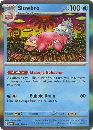 Slowbro (43) Holofoil - Scarlet & Violet