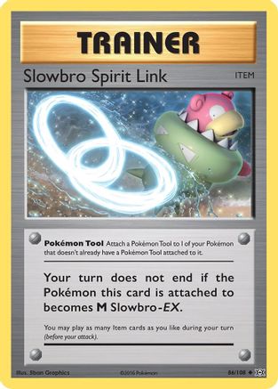 Slowbro Spirit Link (86) Reverse Holofoil - Evolutions