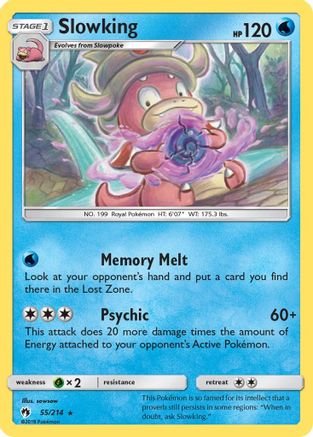 Slowking (55) - Lost Thunder