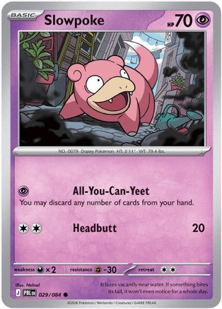 Slowpoke (29) Reverse Holofoil - Pitch Black