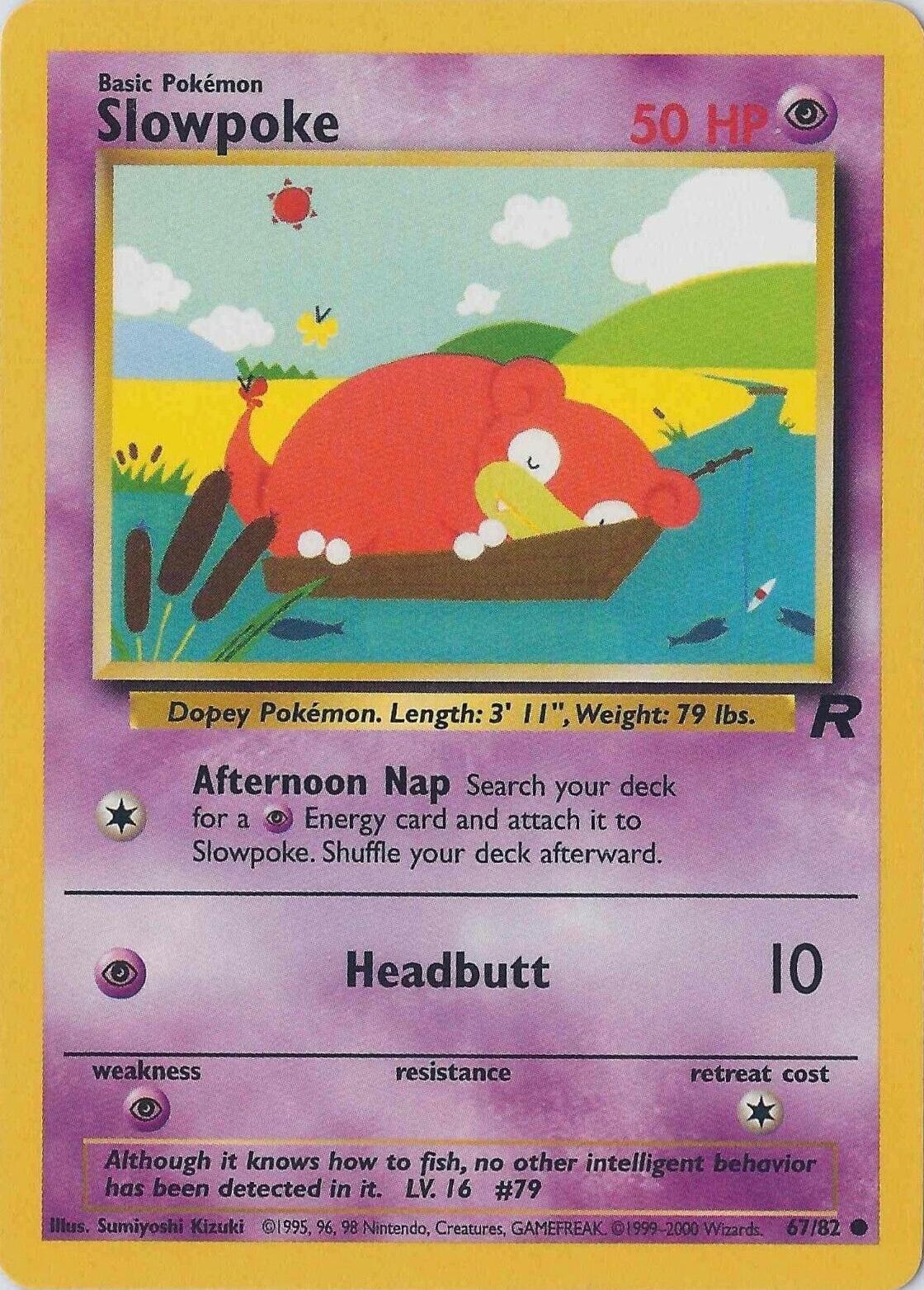 Slowpoke (67) (Unlimited) - Team Rocket