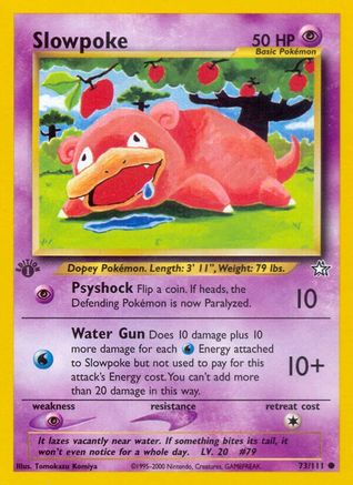 Slowpoke (73) (1st Edition) - Neo Genesis