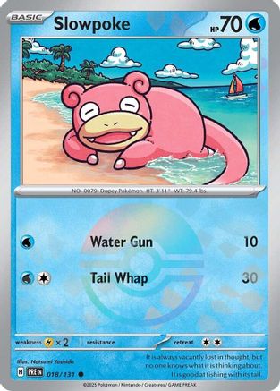 Slowpoke (Poke Ball Pattern) (18) Reverse Holofoil - Prismatic Evolutions