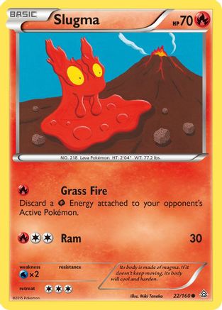 Slugma (22) Reverse Holofoil - Primal Clash