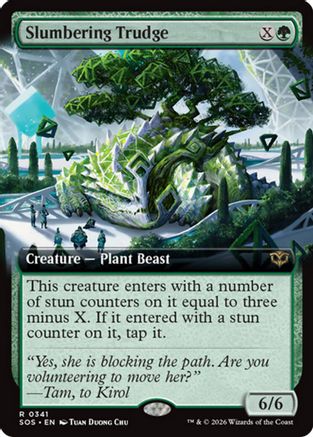 Slumbering Trudge (Extended Art) (341) Foil - Secrets of Strixhaven