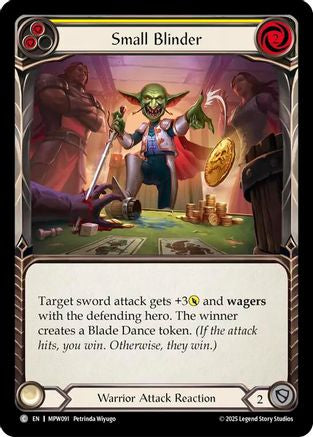 Small Blinder (Yellow) (MPW091) Rainbow Foil - Mastery Pack Warrior