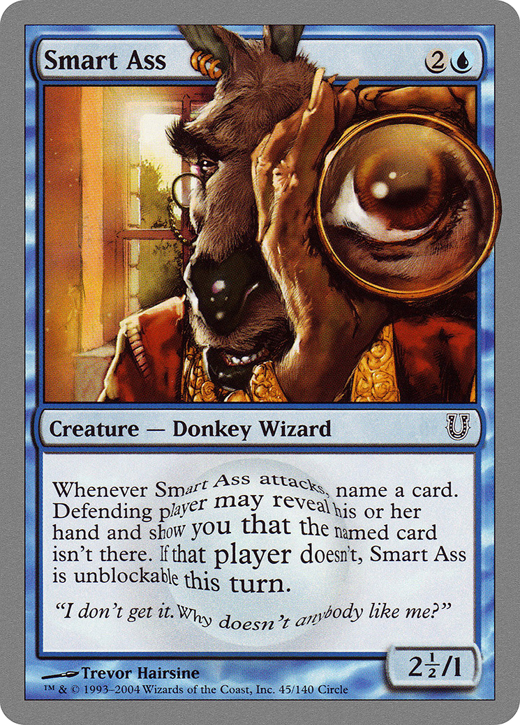 Smart Ass (045) Foil - Unhinged