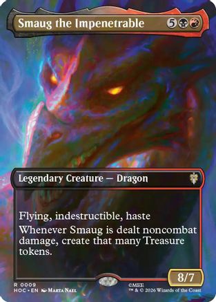 Smaug the Impenetrable (Scene Borderless) (009) Foil - The Hobbit: Eternal-Legal