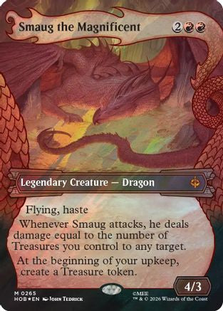 Smaug the Magnificent (Showcase) (265) Surge Foil - The Hobbit