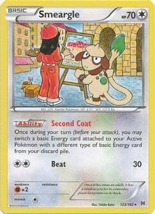 Smeargle (123) Reverse Holofoil - BREAKthrough