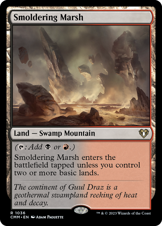 Smoldering Marsh (1036) - Commander Masters