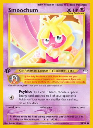 Smoochum (54) (1st Edition) - Neo Revelation