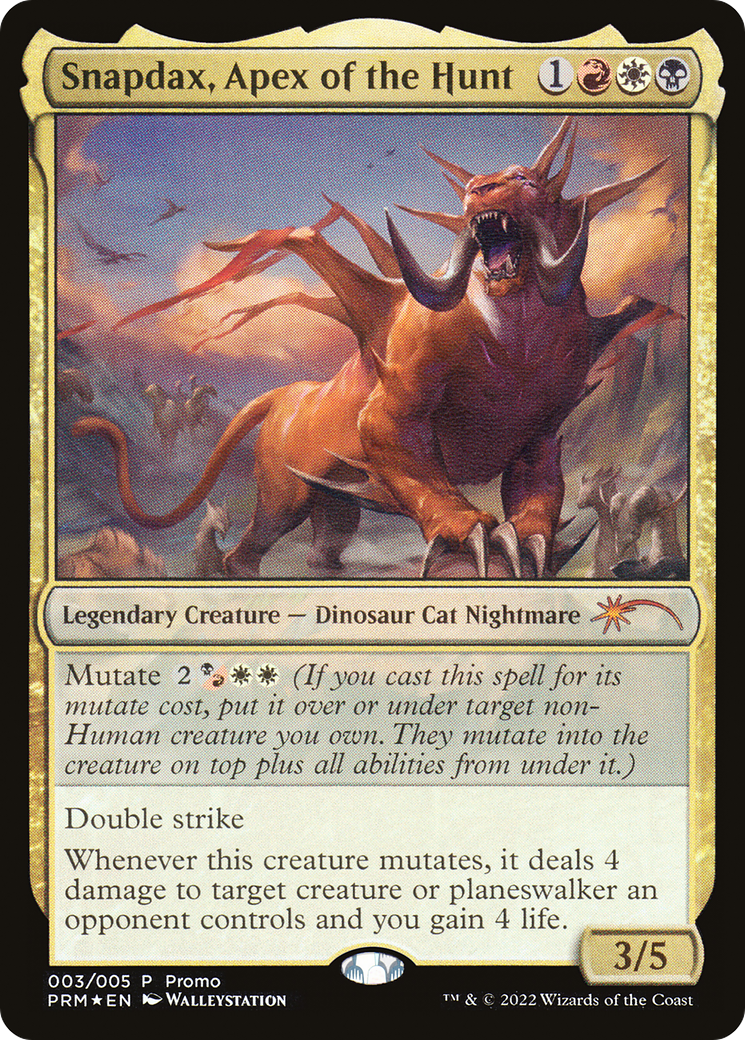 Snapdax, Apex of the Hunt (003) (Year of the Tiger 2022) Foil - Standard Showdown Promos