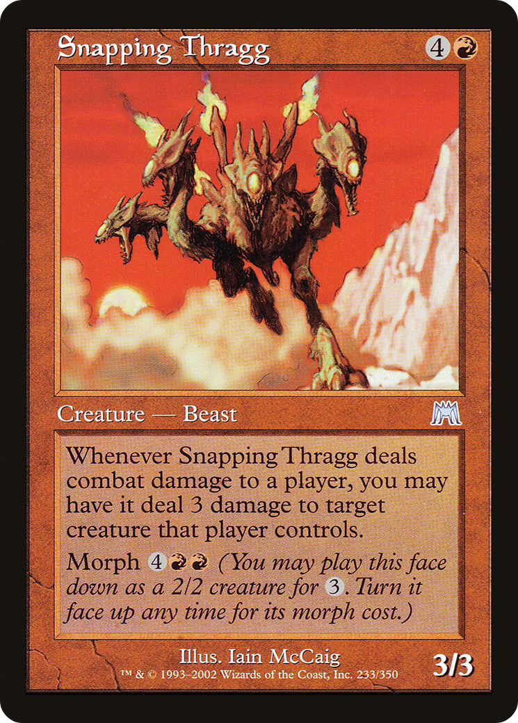 Snapping Thragg (233) Foil - Onslaught