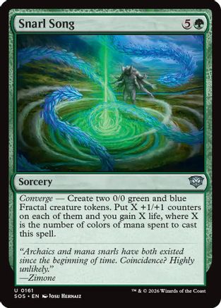 Snarl Song (161) Foil - Secrets of Strixhaven